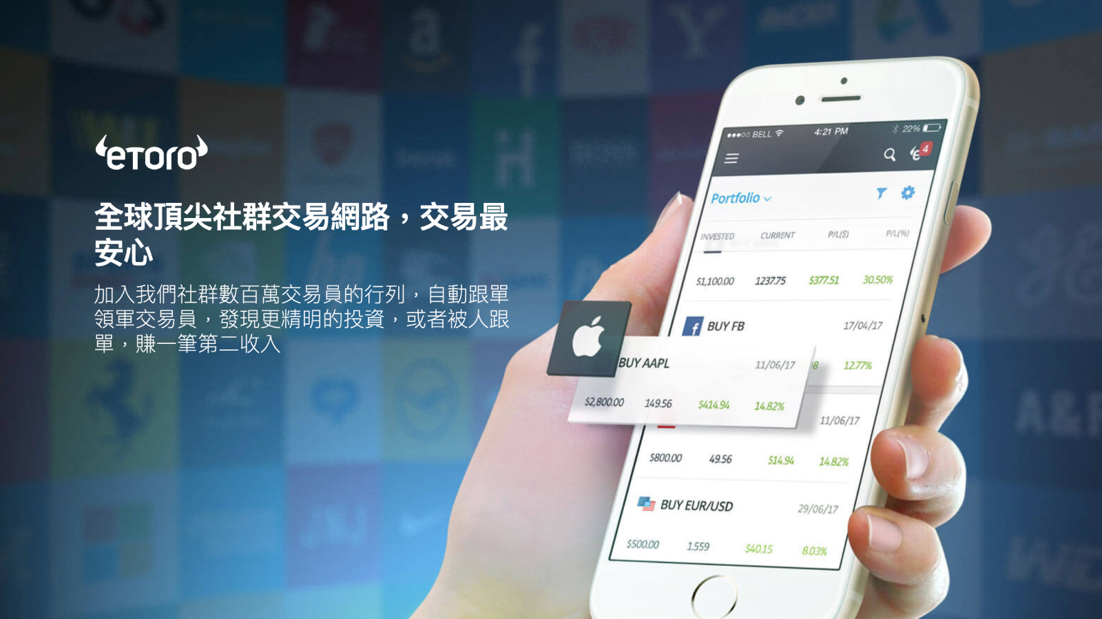 一站就能多元投資全世界eToro四大優勢吸睛